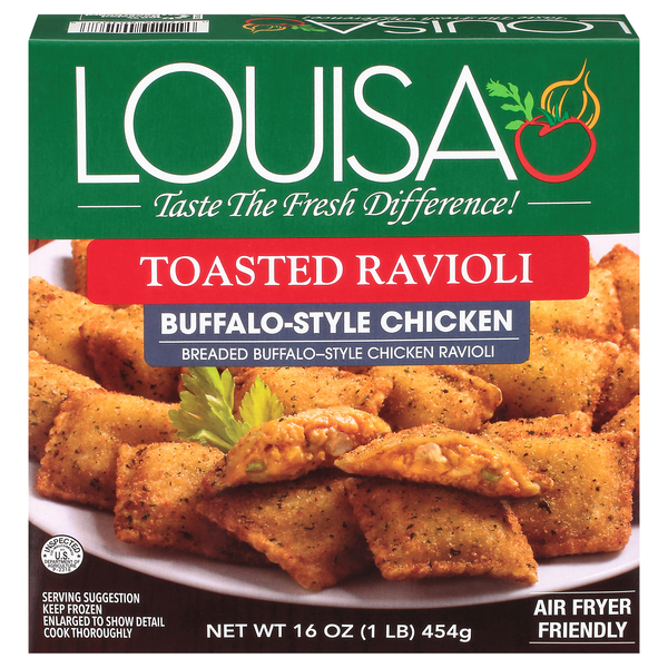 Louisa Buffalo-Style Chicken Toasted Ravioli Frozen