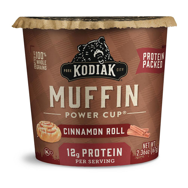 Kodiak Cinnamon Roll Muffin Power Cup