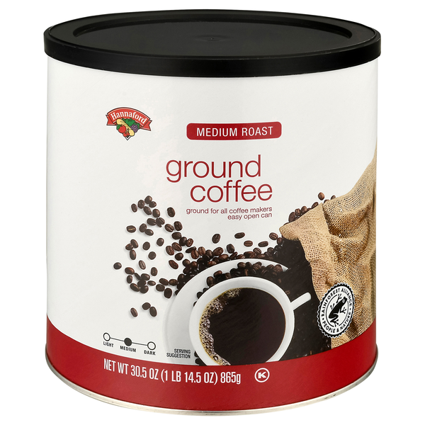 Hannaford Medium Roast Ground Coffee
