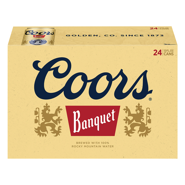 Coors Banquet Beer - 24 pk