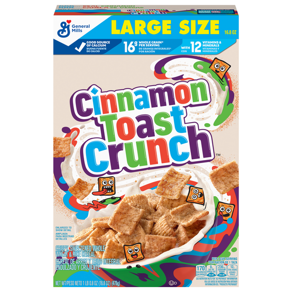 Cinnamon Toast Crunch Cereal Large Size