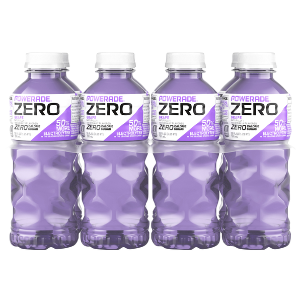 POWERADE Zero Sugar Sports Drink Grape - 8 pk