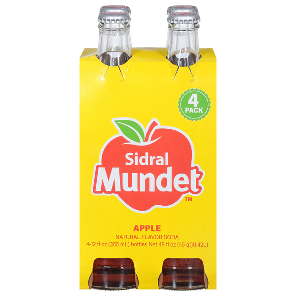 Mundet Apple Soda - 4 ct