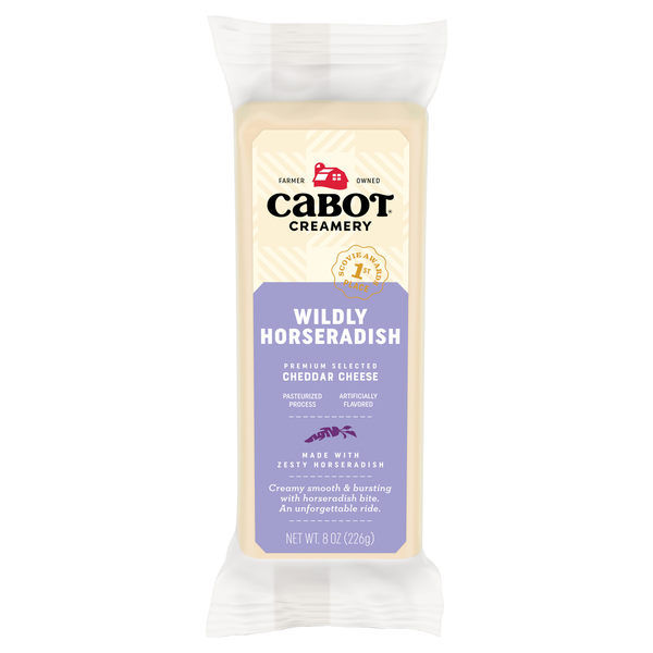 Cabot Wildly Horseradish Cheddar Cheese Block