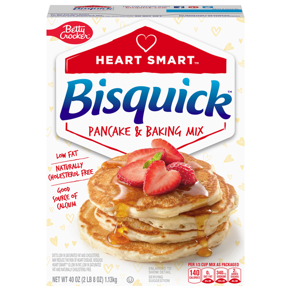 Bisquick Heart Smart Low Fat Pancake & Baking Mix