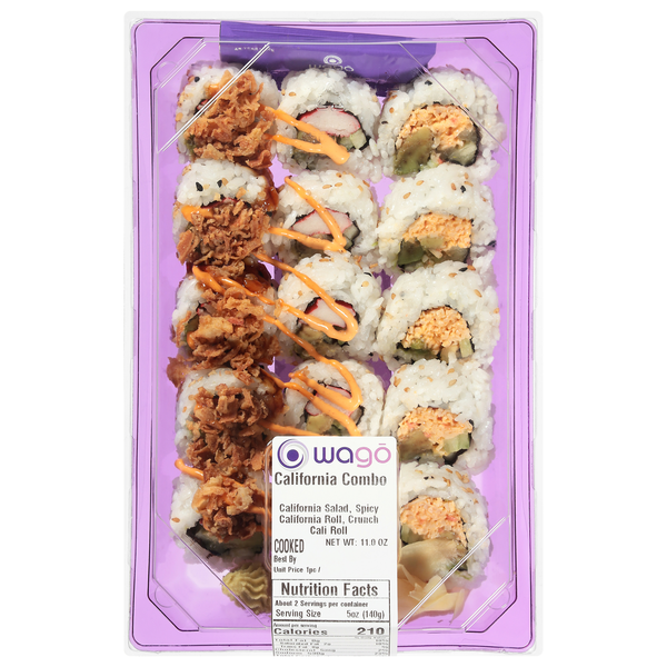 WAGO California Combo Sushi Rolls