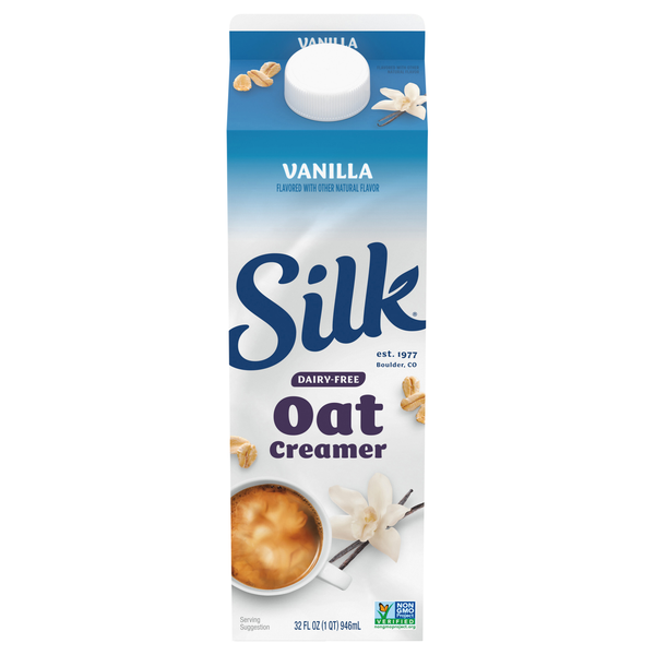 Silk Dairy Free Vanilla Flavored Oatmilk Coffee Creamer