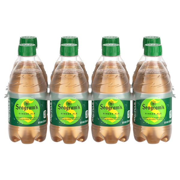 Seagram's Ginger Ale Soda Caffeine Free - 8 pk