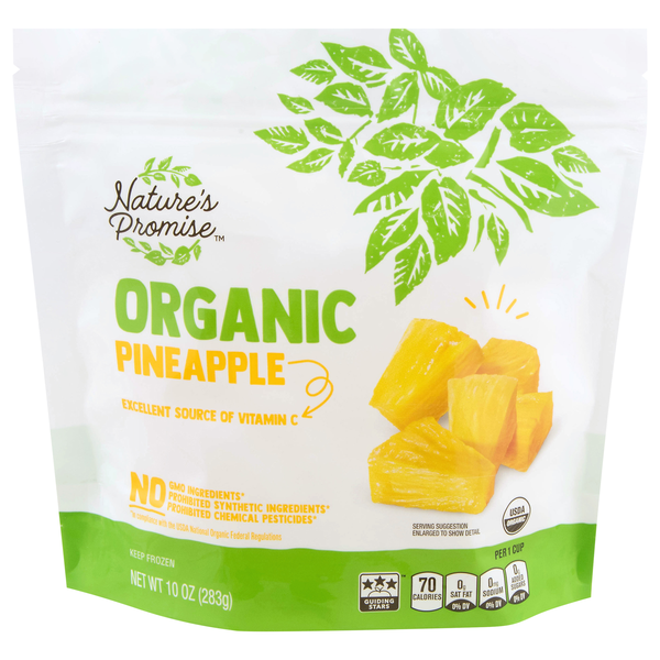 Nature's Promise Organic Pineapple Frozen