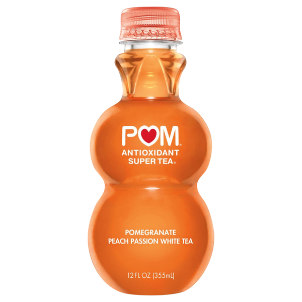 POM Antioxidant Super Pomegranate Peach Passion White Iced Tea