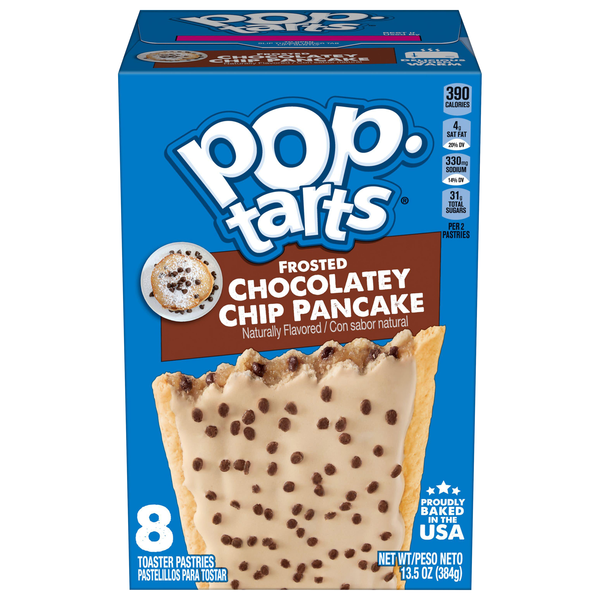 Pop-Tarts Frosted Chocolatey Chip Pancake Toaster Pastries - 8 ct