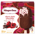 Haagen-Dazs Cherry Dark Chocolate Ice Cream Bars - 3 ct