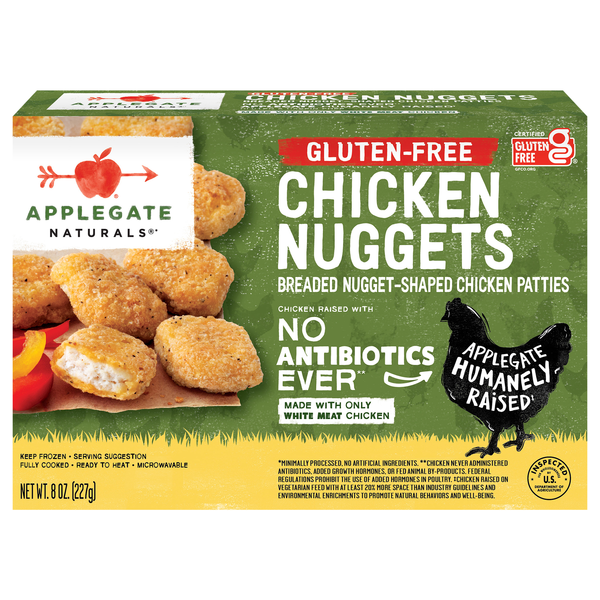 Applegate Naturals Gluten Free Chicken Nuggets Frozen