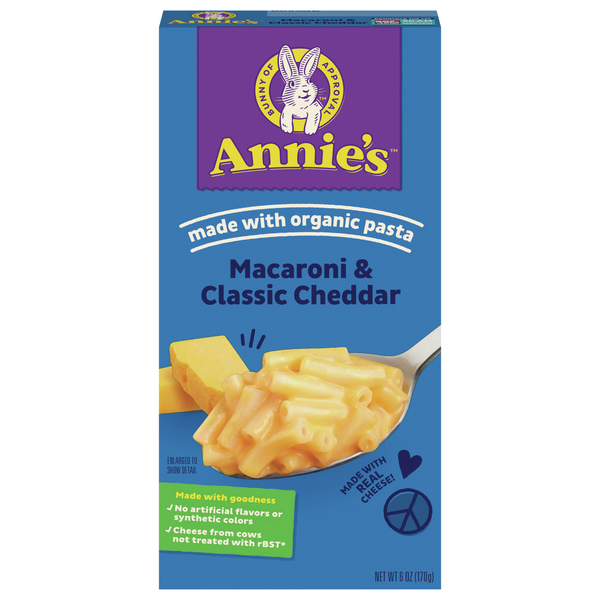 Annie's Macaroni & Cheese Classic Cheddar Organic