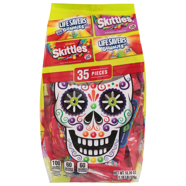 Mars Wrigley Assorted Chewy & Gummy Halloween Candy - 35 ct