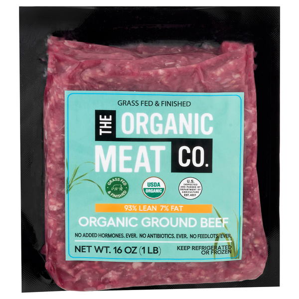 The Organic Meat Co. Organic 93% Lean 7% Fat Ground Beef