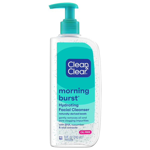 Clean & Clear Morning Burst Hydrating Facial Cleanser Oil Free