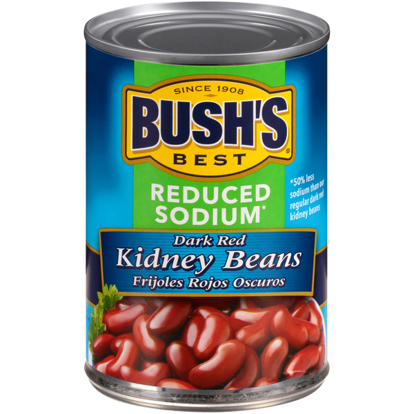 Bush's Best Reduced Sodium Dark Red Kidney Beans