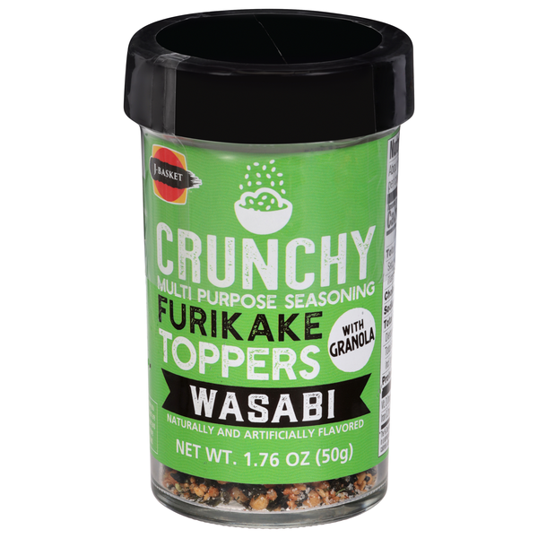 J-Basket Furikake Toppers Crunchy Wasabi Multi Purpose Seasoning