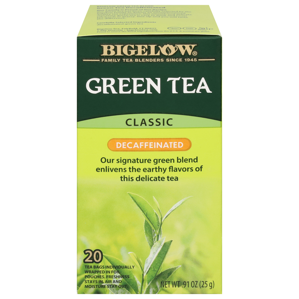 Bigelow Decaffeinated Classic Green Tea Bags