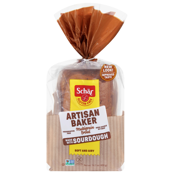 Schar Artisan Baker Sourdough Multigrain Bread Loaf