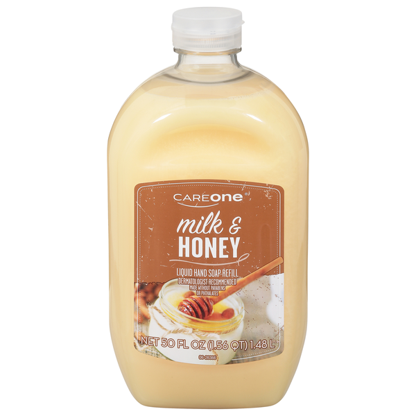 CareOne Milk & Honey Liquid Hand Soap Refill