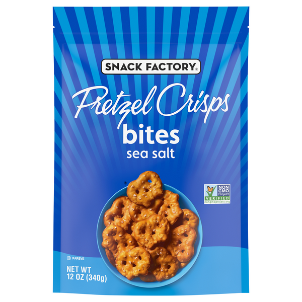 Save on Snack Factory Bites Sea Salt Pretzel Crisps Order Online