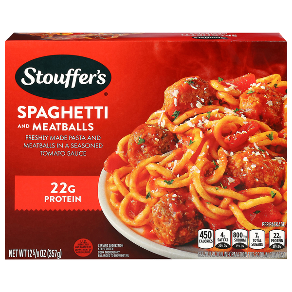 Stouffer's Spaghetti with Meatballs Frozen Meal