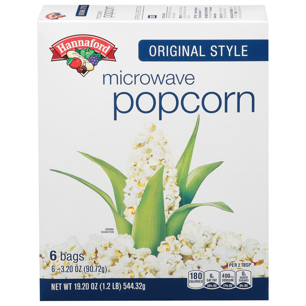 Hannaford Original Style Microwave Popcorn