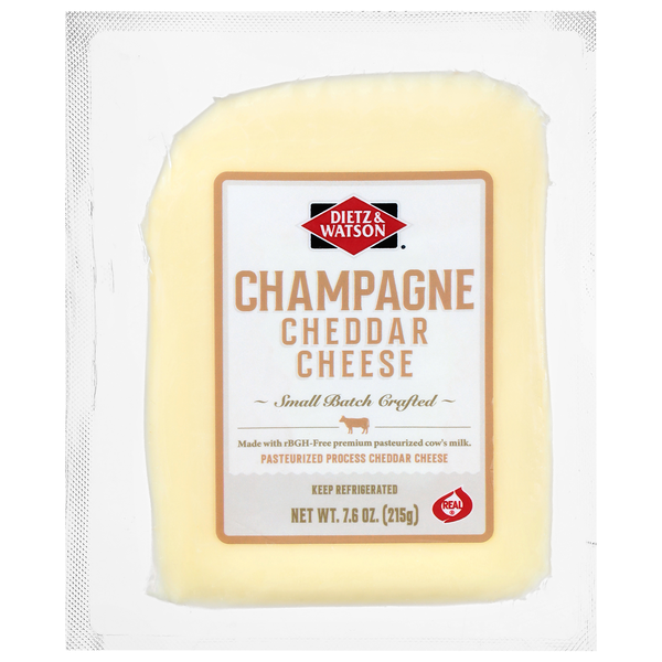 Dietz & Watson Artisan Champagne NY Cheddar Cheese Block