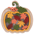 Smart Living Harvest LED Pumpkin Leaf Decor