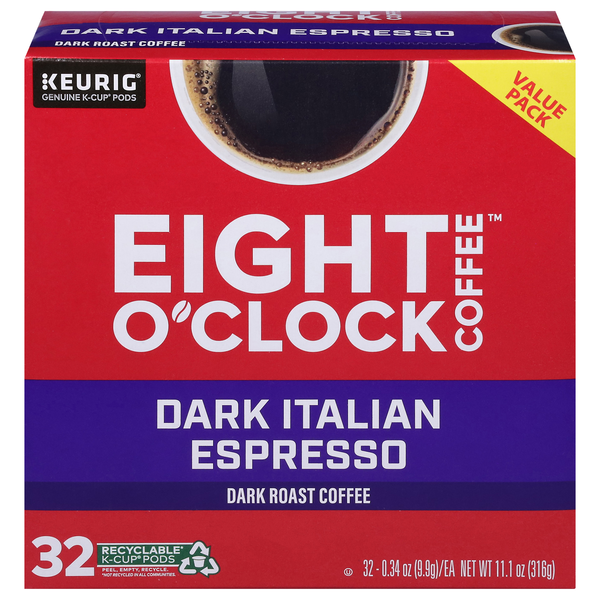 Save on Eight O'Clock Coffee Dark Italian Roast KCup Pods Order Online Delivery Food Lion