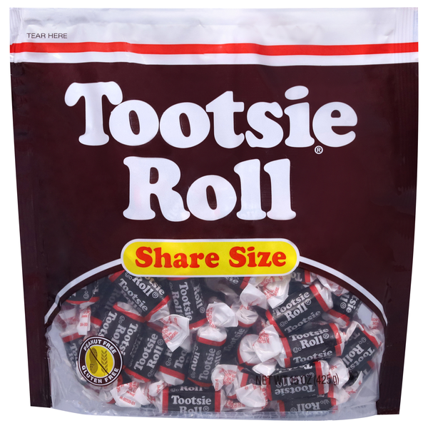 Tootsie Roll Candies Share Size