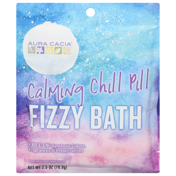 Aura Cacia Calming Chill Pill Fizzy Bath