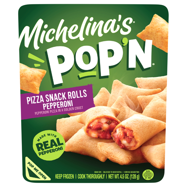 Michelina's Pop'N Pizza Snack Rolls Frozen