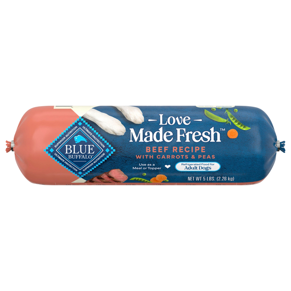 Blue Buffalo Love Made Fresh Beef Adult Dog Food Refrigerated