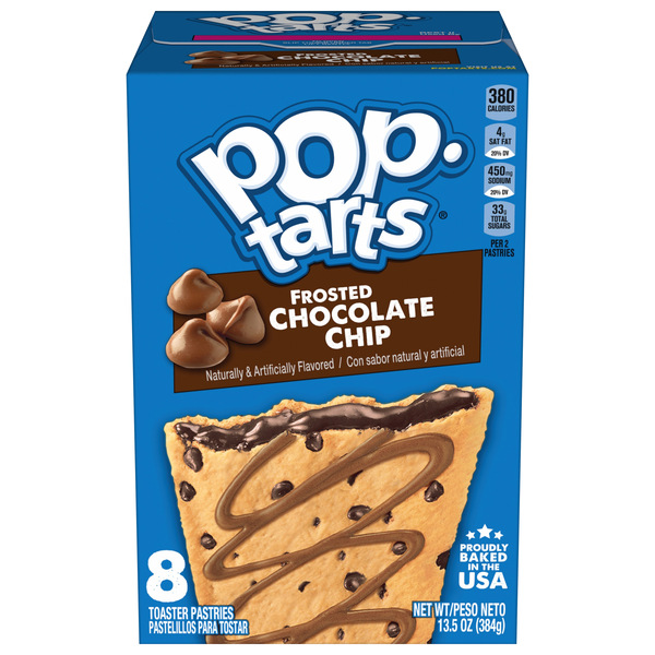 Pop-Tarts Frosted Chocolate Chip Toaster Pastries - 8 ct