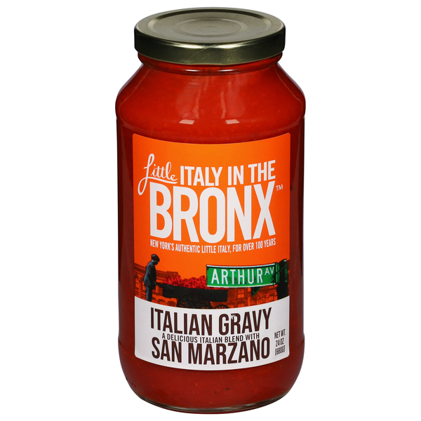 Little Italy in the Bronx Italian Gravy Dinner Pasta Sauce