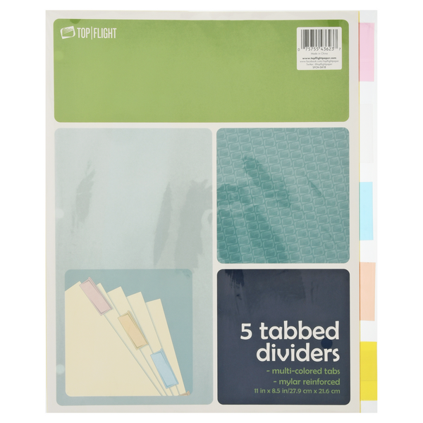 Top Flight Tabbed Dividers