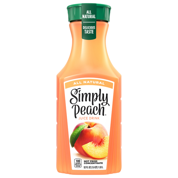 Simply All Natural Peach Juice Drink