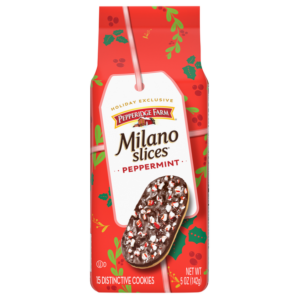 Pepperidge Farm Milano Slices Cookies Peppermint Limited Edition - 15 ct