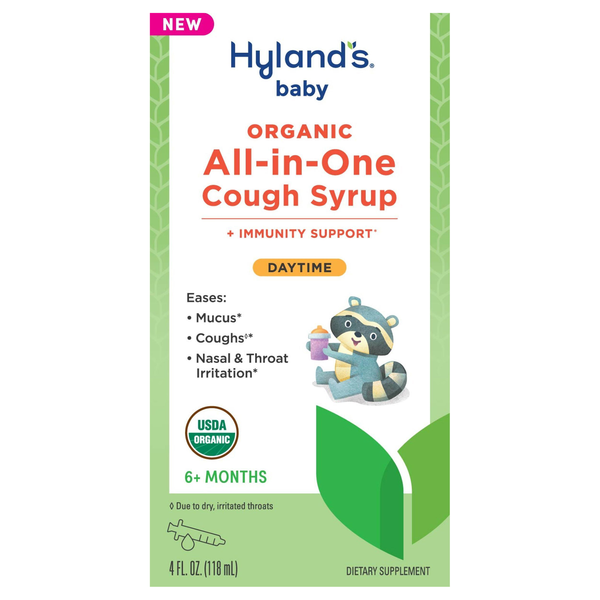 Hyland's Baby Organic Daytime All-in-One Cough Syrup + Immunity Support