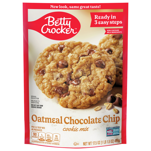 Save on Betty Crocker Cookie Mix Oatmeal Chocolate Chip Order Online Delivery Stop & Shop