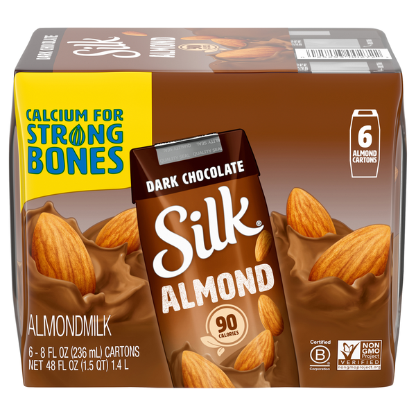 Silk Dark Chocolate Almondmilk - 6 pk