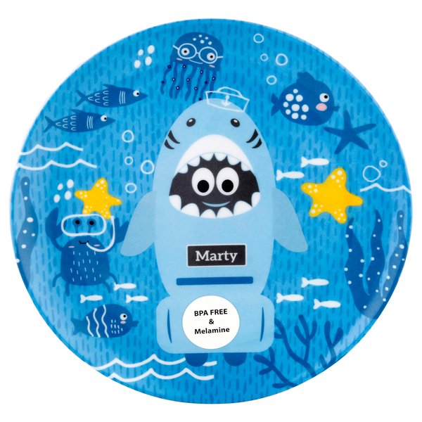 Smart Living Summer Salad Plate Marty Shark