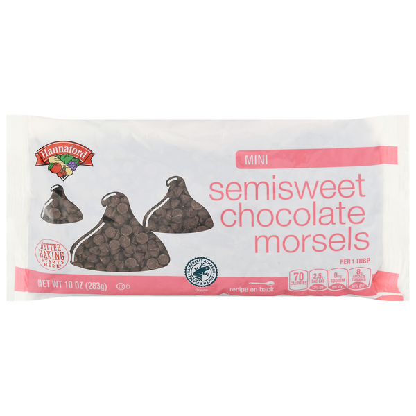 Hannaford Mini Semi-Sweet Chocolate Baking Morsel Chips