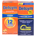 Delsym 12 HR Cough Relief Day or Night Orange Liquid - 2 ct