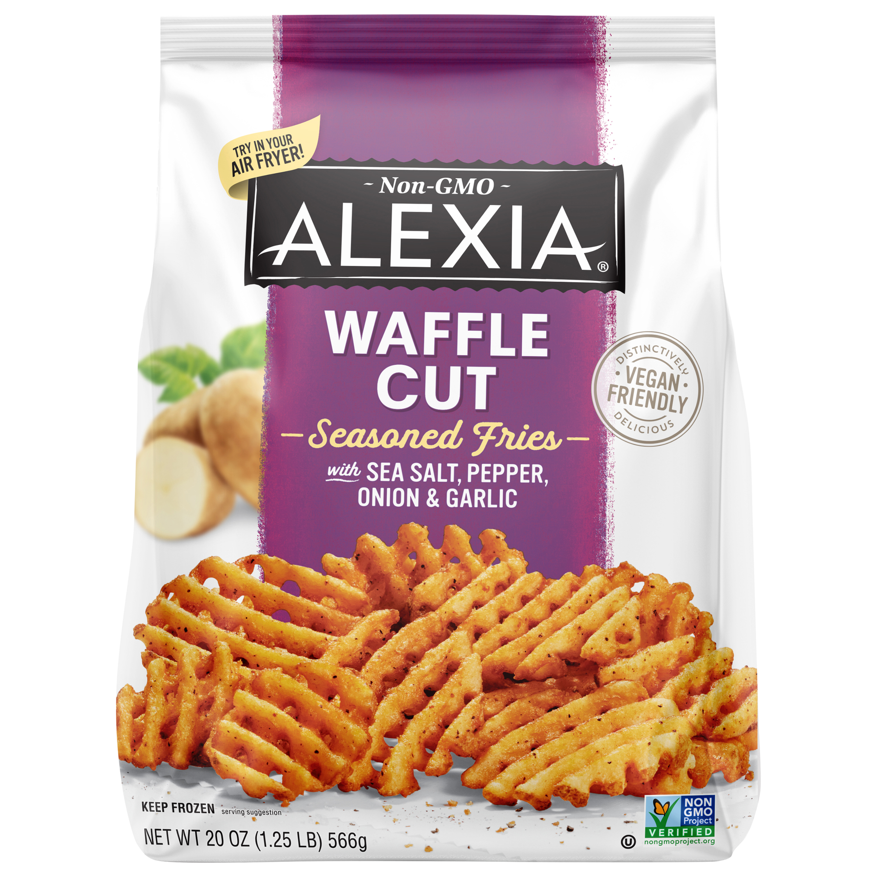 Alexia Alexia Potatoes Waffle Fries Seasoned All Natural