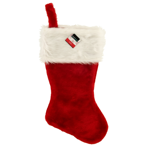 Smart Living Holiday Plush Stocking 20 Inch