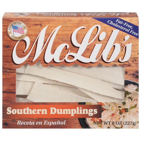 McLib's Southern Dumplings (Flat Dough Strips) - 10 ct Frozen